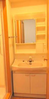 【洗面所】 | エミネンスアビス | 忙しい朝には欠かせない洗面所です