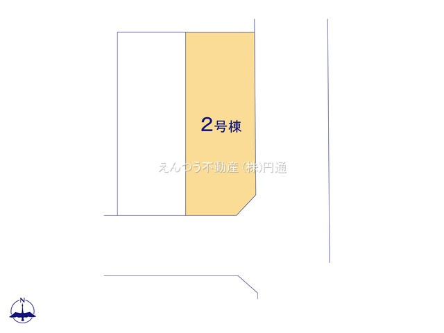 ブルーミングガーデン打出１丁目の区画図