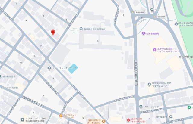 【地図】 | 高砂市高砂町朝日町　中古戸建