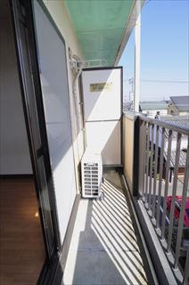 メゾン山崎のバルコニー|バルコニーです