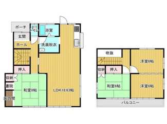 【間取り】 | 真岡市荒町4LDK中古住宅
