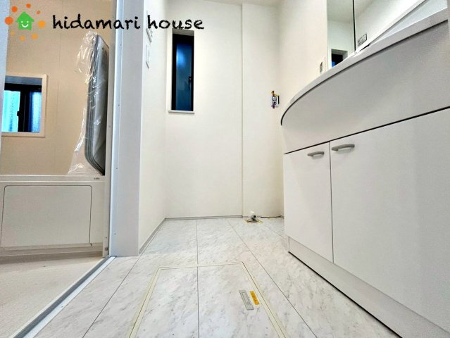 第8上尾市二ツ宮　新築戸建　ハートフルAの脱衣所