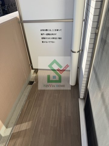 パティーナ武蔵関のバルコニー