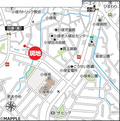 【地図】 | 那覇市小禄（全3棟）ラストB号棟 | 地図♪