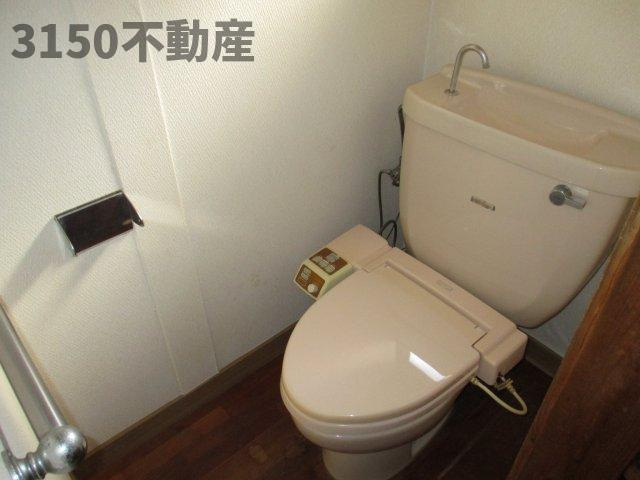 鏡島借家のトイレ