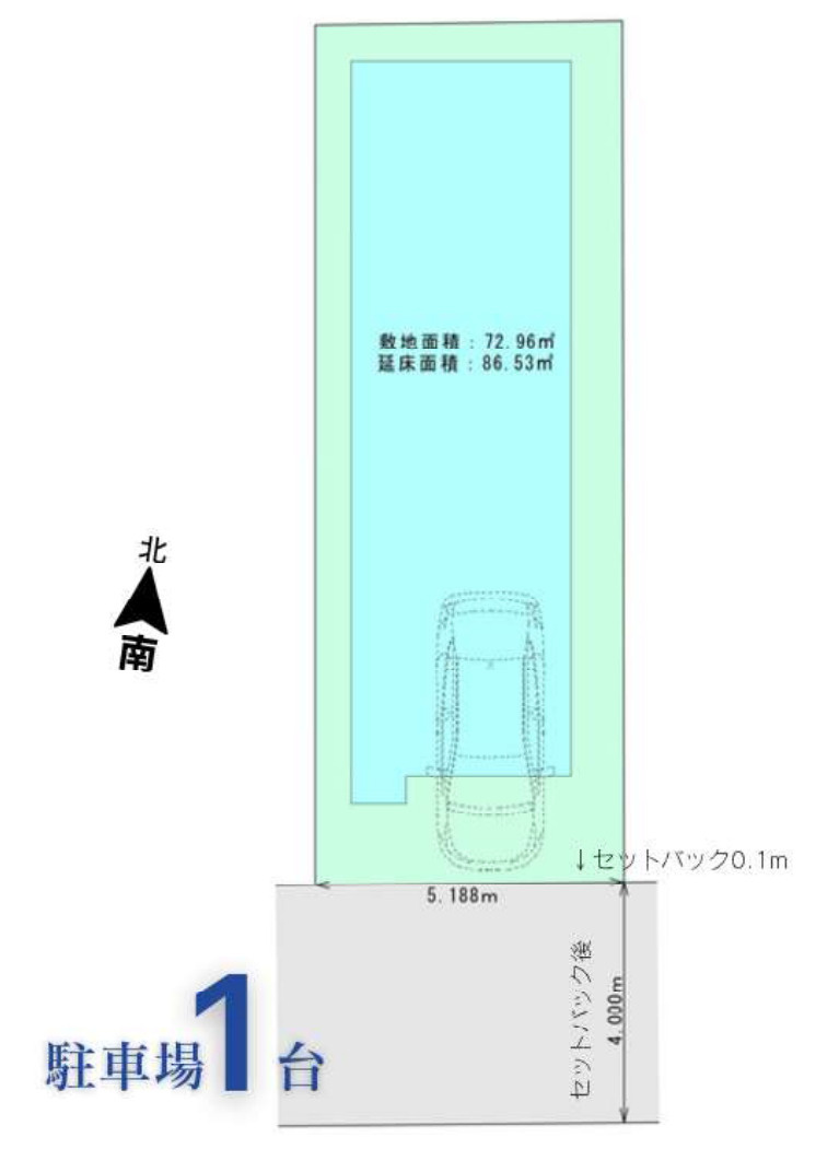 横浜市金沢区六浦3丁目 新築戸建て【仲介手数料無料】の区画図