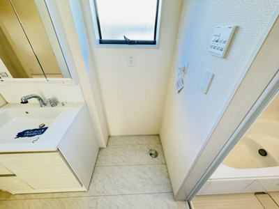 【ランドリースペース】 | 松戸市高塚新田新築戸建（高塚新田第２） | 洗濯機置き場