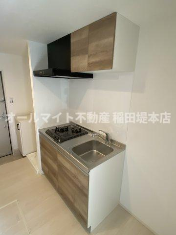 川崎市多摩区生田８丁目のアパートのキッチン