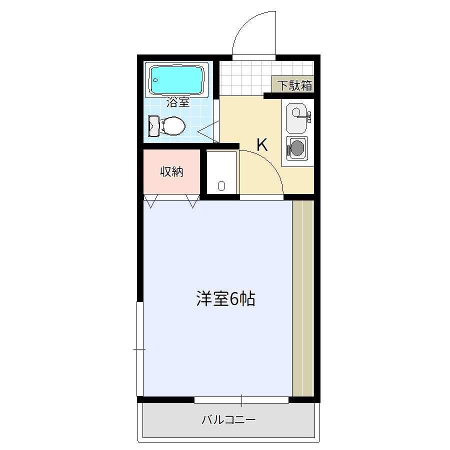 富士見ハイツⅡの間取り