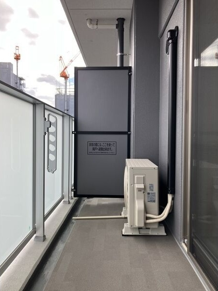 ロータス・ガーデン城南のバルコニー