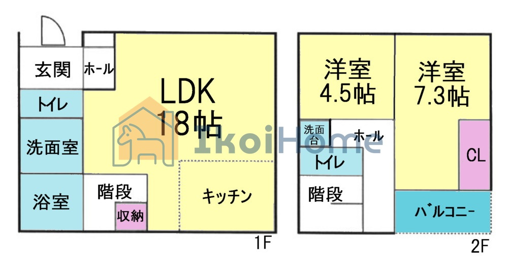 神戸市西区天が岡　中古戸建の間取り|●年中無休：見学時間9:00～20:00・当日予約可●リビング18帖！WICあり収納豊富！