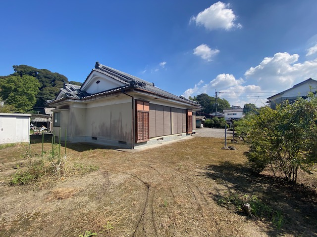 都城市高城町穂満坊の中古一戸建の庭