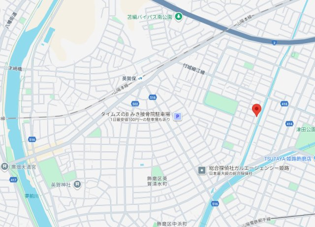 【地図】 | 姫路市飾磨区高町　中古戸建