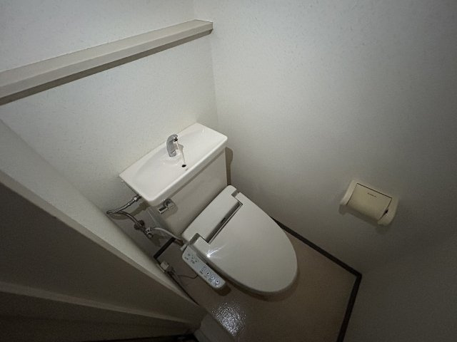 ジュネスシマムラのトイレ|落ち着いた色調のトイレです