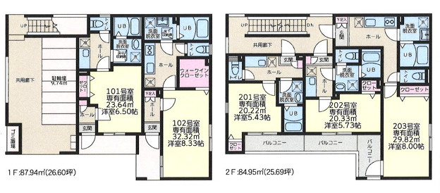 フルセイル鶴間の間取り