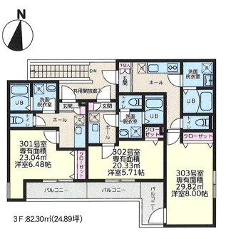フルセイル鶴間の間取り