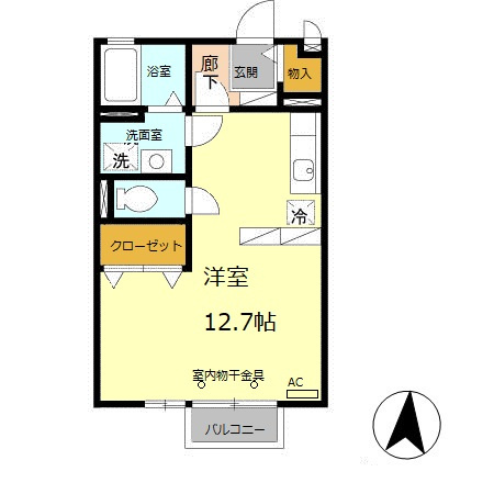 ベルメゾン土山の間取り