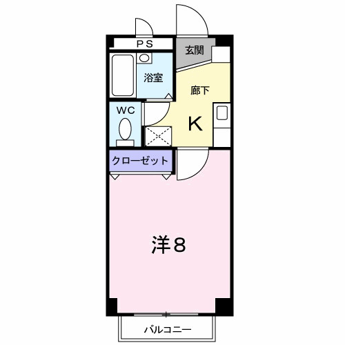 ジュネスアメリアの間取り