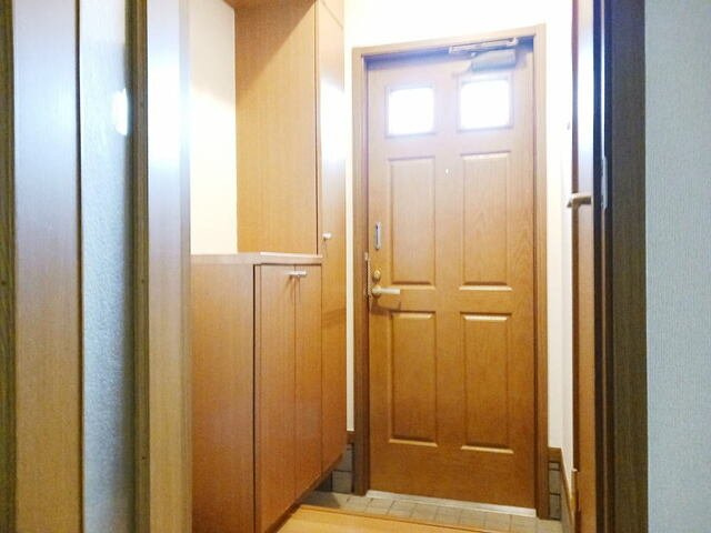 コーポ恵の玄関