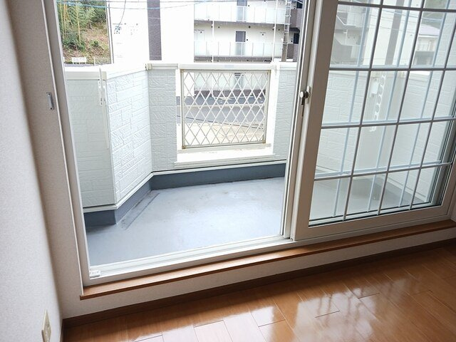 シャンティ北小田　Ｂのバルコニー