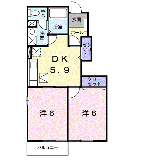 グレースメゾン西原の間取り