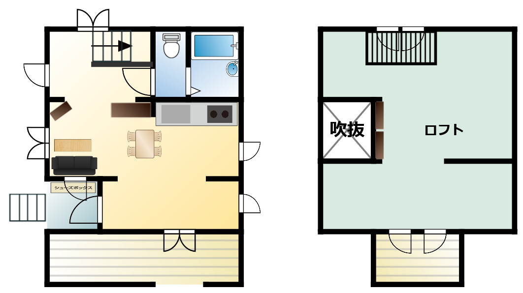 白幡貸家の間取り