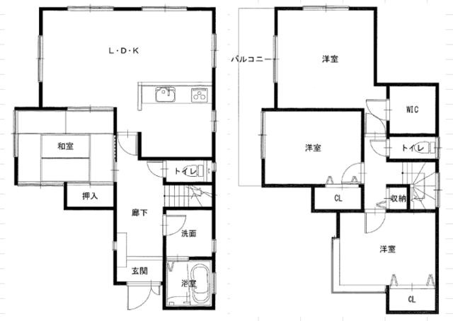 【間取り】 | 加古川市加古川町西河原　中古戸建 | 4LDKです。