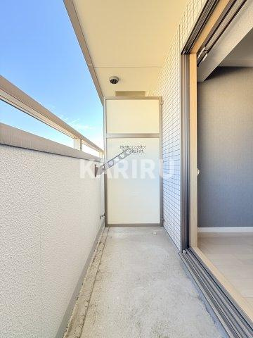 B-RISE玉造のバルコニー