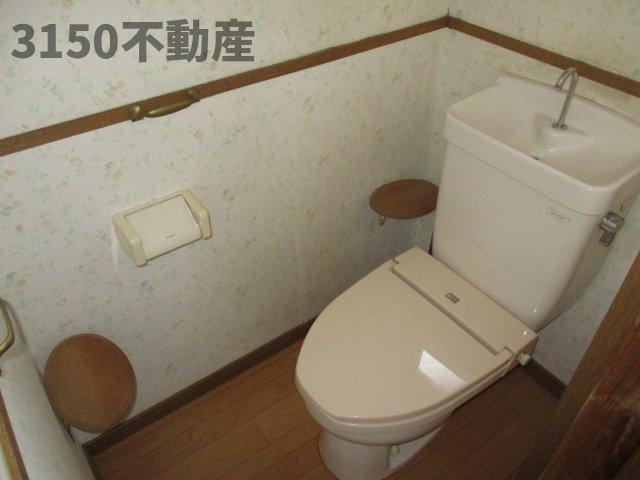 鏡島借家のトイレ