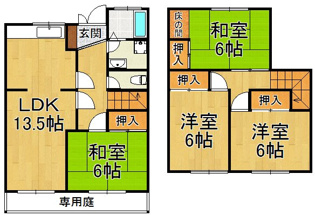 ビオラハウス2の間取り