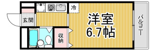 リバーサイドハイツ米田の間取り