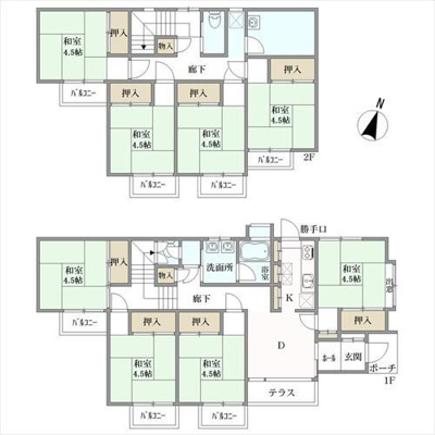  | 上高野北田町　土地【戸建としても◎】 | 上物間取り