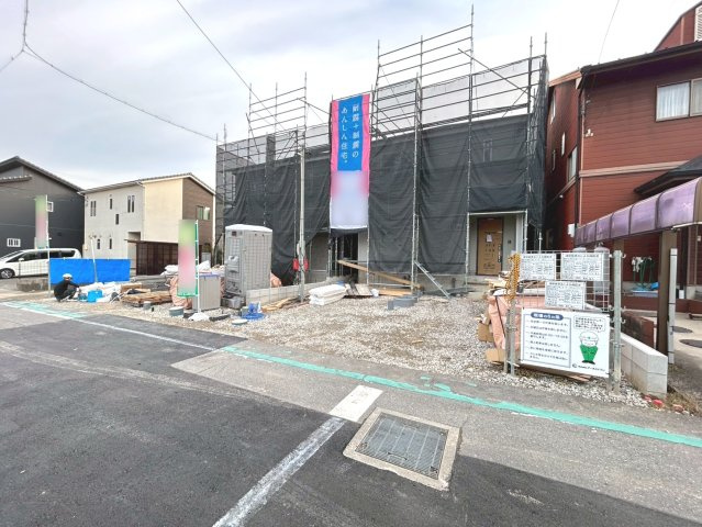 クワイエ　一宮市大毛第4　全3区画分譲の外観|「現地（2025年10月24日）撮影」　
■全体写真　
■ヤマダ不動産　株式会社リライフ　
