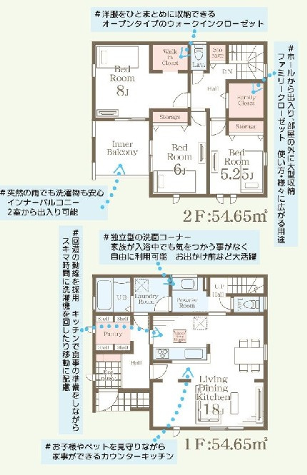 古河市鴻巣　新築戸建6-1の間取り