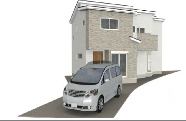 【外観パース】 | 池田市旭丘2丁目新築戸建