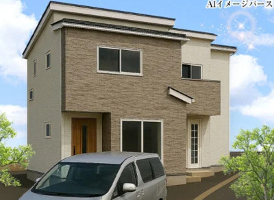 【外観パース】 | 池田市旭丘2丁目新築戸建