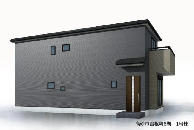【外観パース】 | 高砂市曽根町8期（全1棟）新築