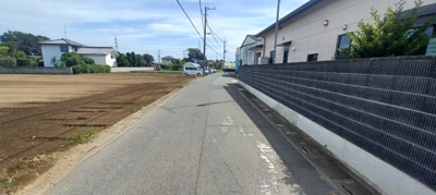 【前面道路含む現地写真】 | 熊谷市西別府　950万　土地