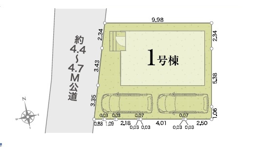 【区画図】 | 新座市畑中2丁目 | 全1棟