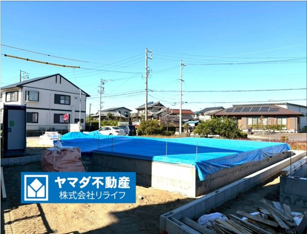 リーブルガーデン　各務原市川島緑町３丁目　全３区画分譲の外観|「現地（2025年10月28日）撮影」　
■外観写真　
■ヤマダ不動産　株式会社リライフ　