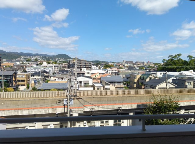 ローズハイツ夙川の展望|キッチン窓からの眺望