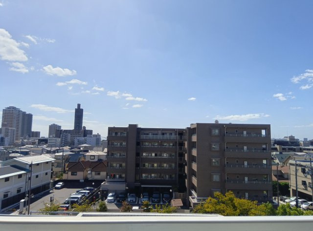 ローズハイツ夙川の展望|バルコニー眺望（南側）
