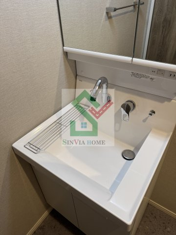 ザシエスタ武蔵藤沢グレシアーレの独立洗面台