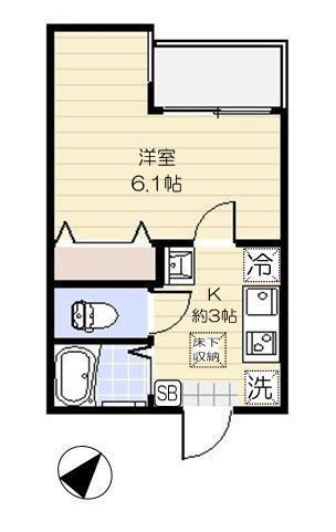インスパーク本駒込の間取り