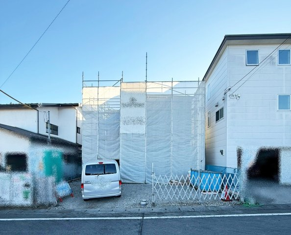 御殿場市北久原１期　１号棟　新築戸建　全１棟の外観|1.23　夕方撮影