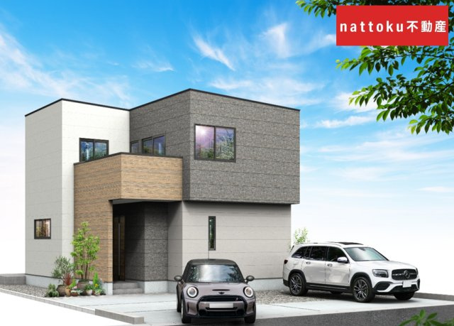 御殿場市北久原１期　１号棟　新築戸建　全１棟の外観パース|完成予想図