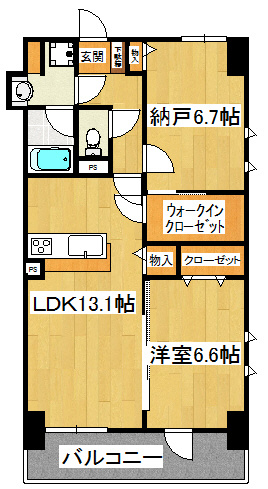 ウィステミラ西船橋の間取り