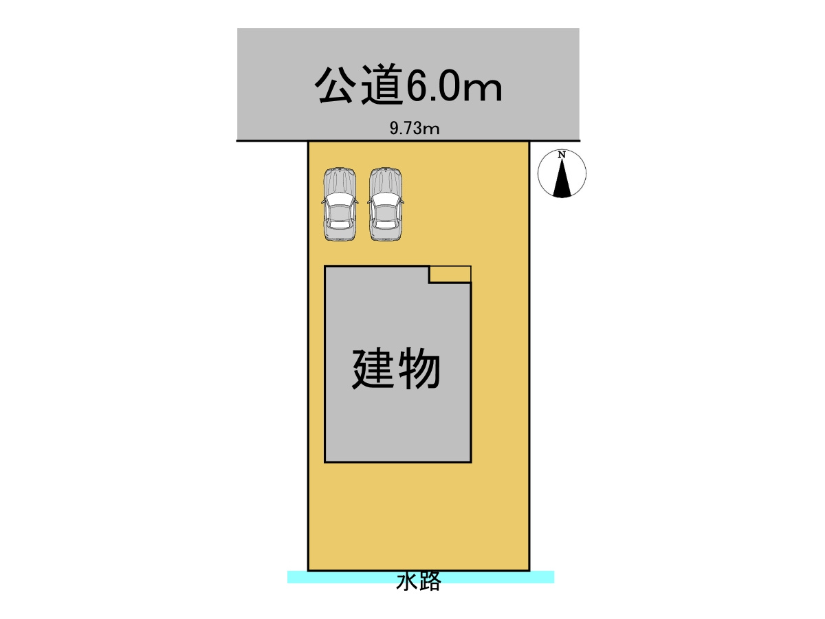 中古戸建　大垣市恵比寿町南７丁目　平成8年築の区画図