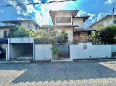 【外観】 | 北葛城郡河合町高塚台2丁目 【建築条件なし】【古家付】