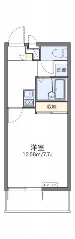 レオパレス阿保の間取り
